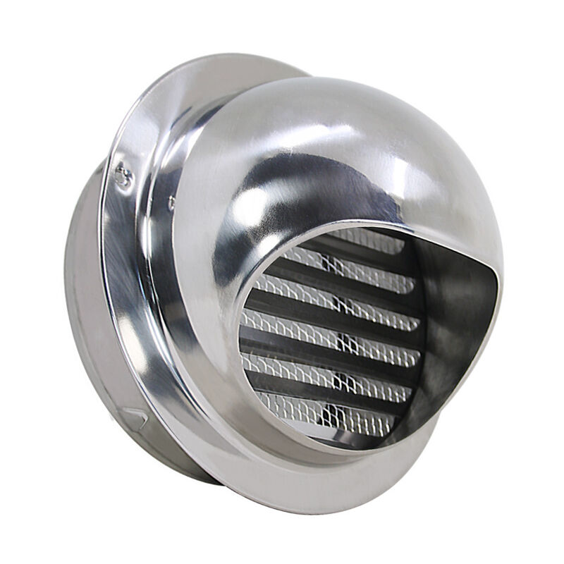 Stainless Steel Ventilation Grille, 80mm, Durable Airflow Equipment - Image 1