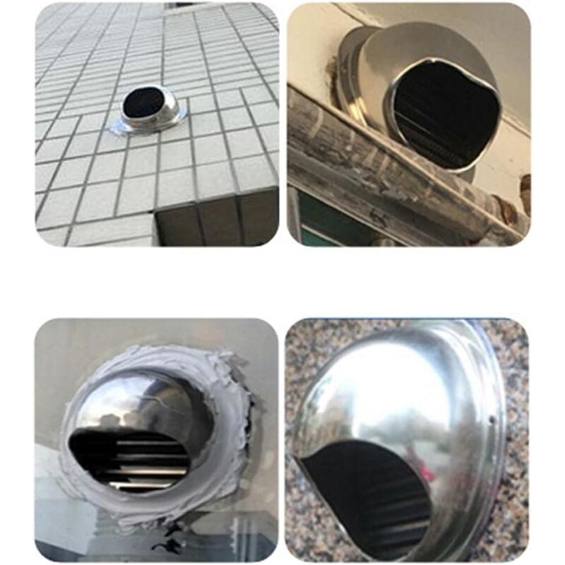 Stainless Steel Ventilation Grille, 80mm, Durable Airflow Equipment - Image 3