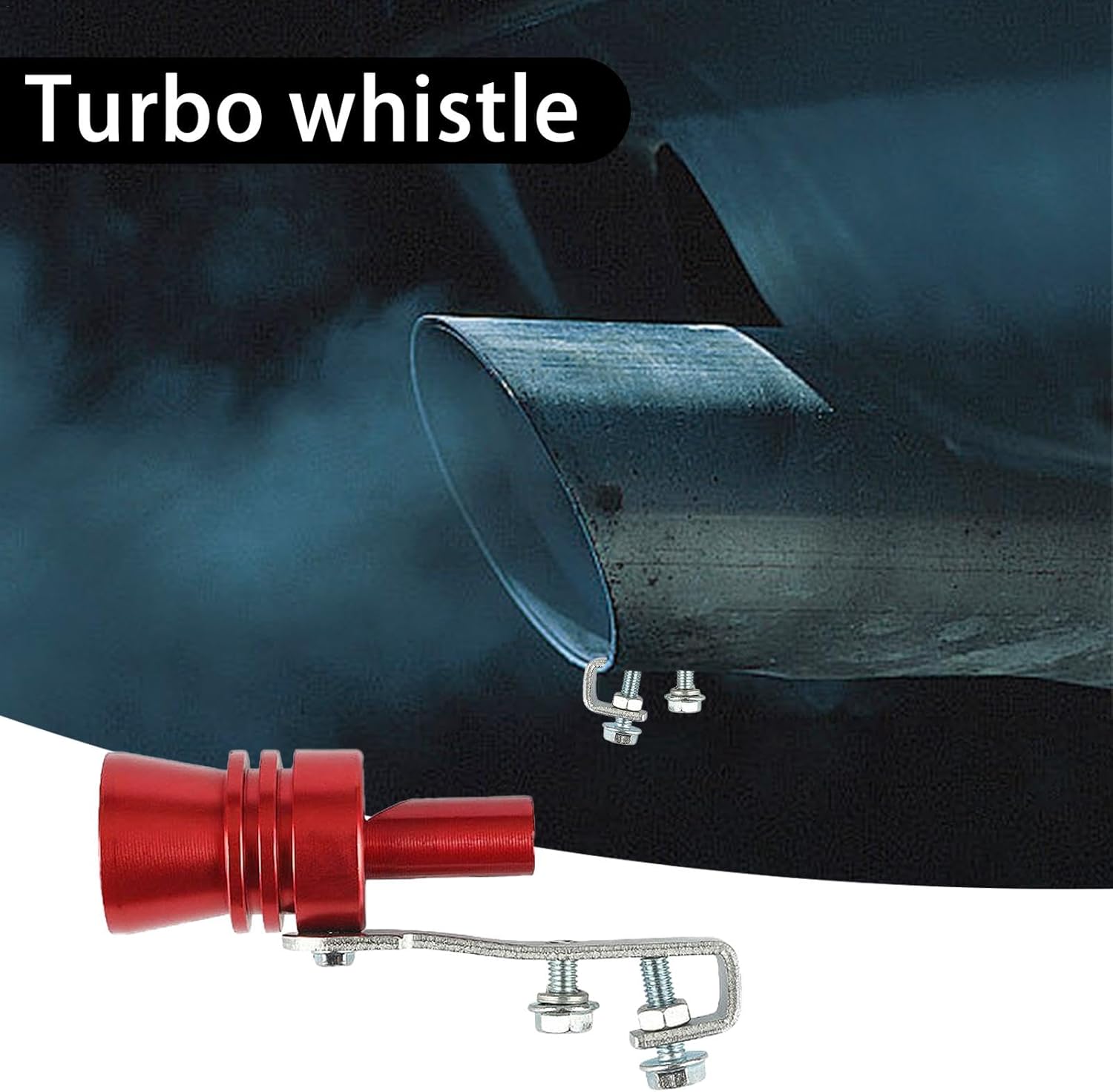Lightweight Turbo Exhaust Whistle, Car Exhaust Pipe Sound Amplifier XL - Image 2