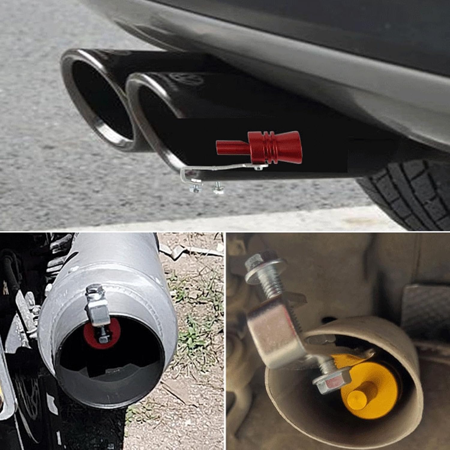 Lightweight Turbo Exhaust Whistle, Car Exhaust Pipe Sound Amplifier XL - Image 4
