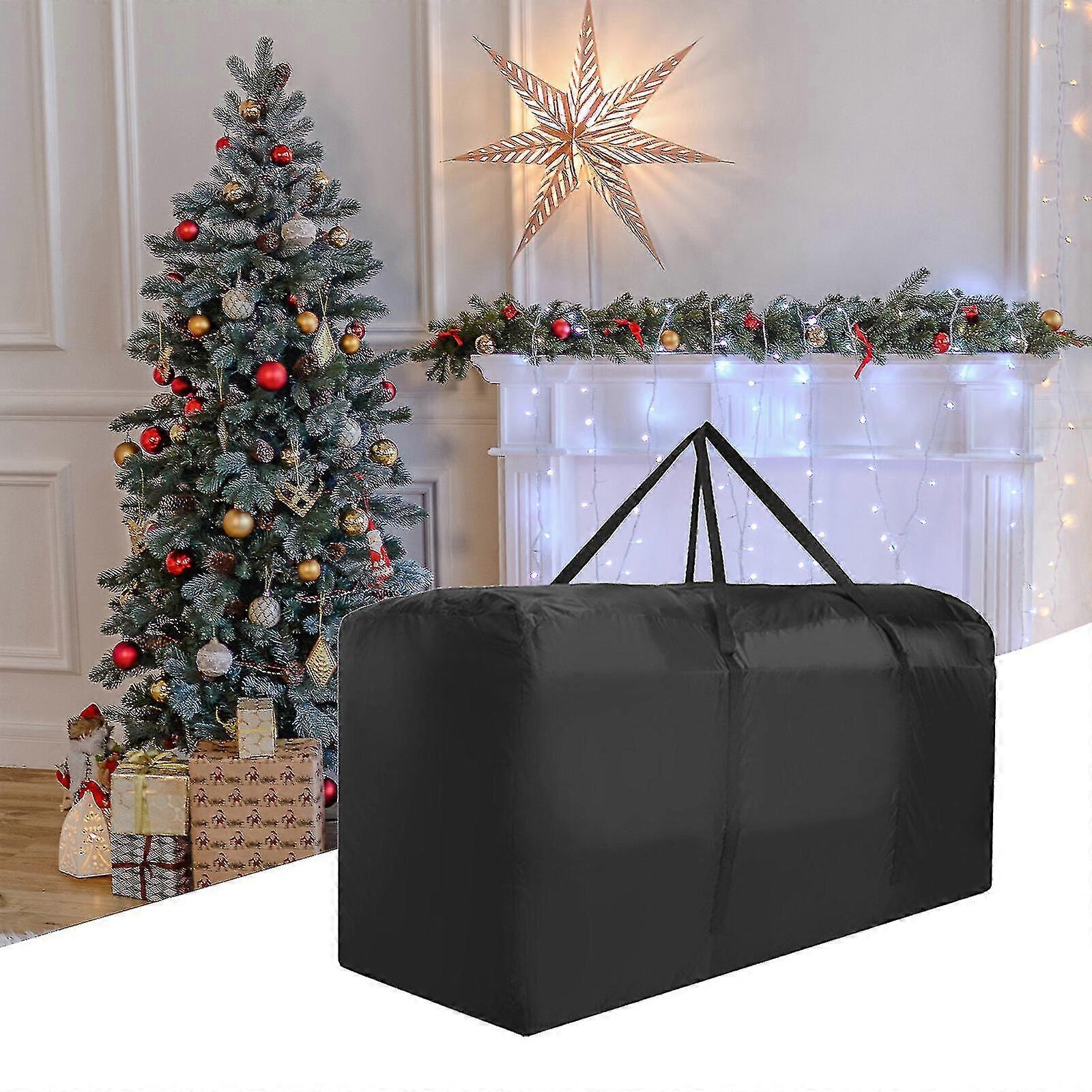 Large Christmas Tree Storage Bag, Heavy Duty Waterproof Oxford Cloth, Christmas Decoration Storage with Handle_qcx 122*39*55CM - Image 2