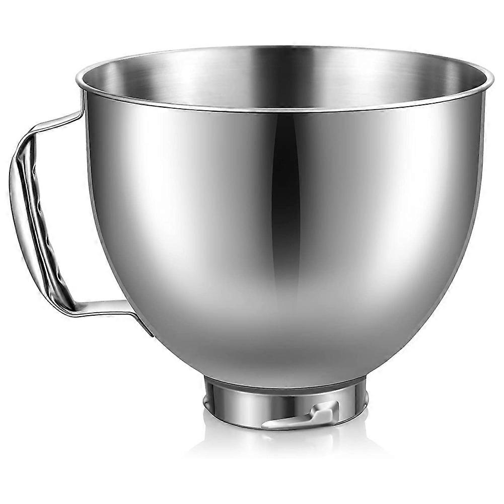 Stainless Steel Bowl for KitchenAid 4.5-5 Quart Tilt Head Stand Mixer, for KitchenAid Mixer Bowl, Di (FMY)_MGF Silver - Image 1