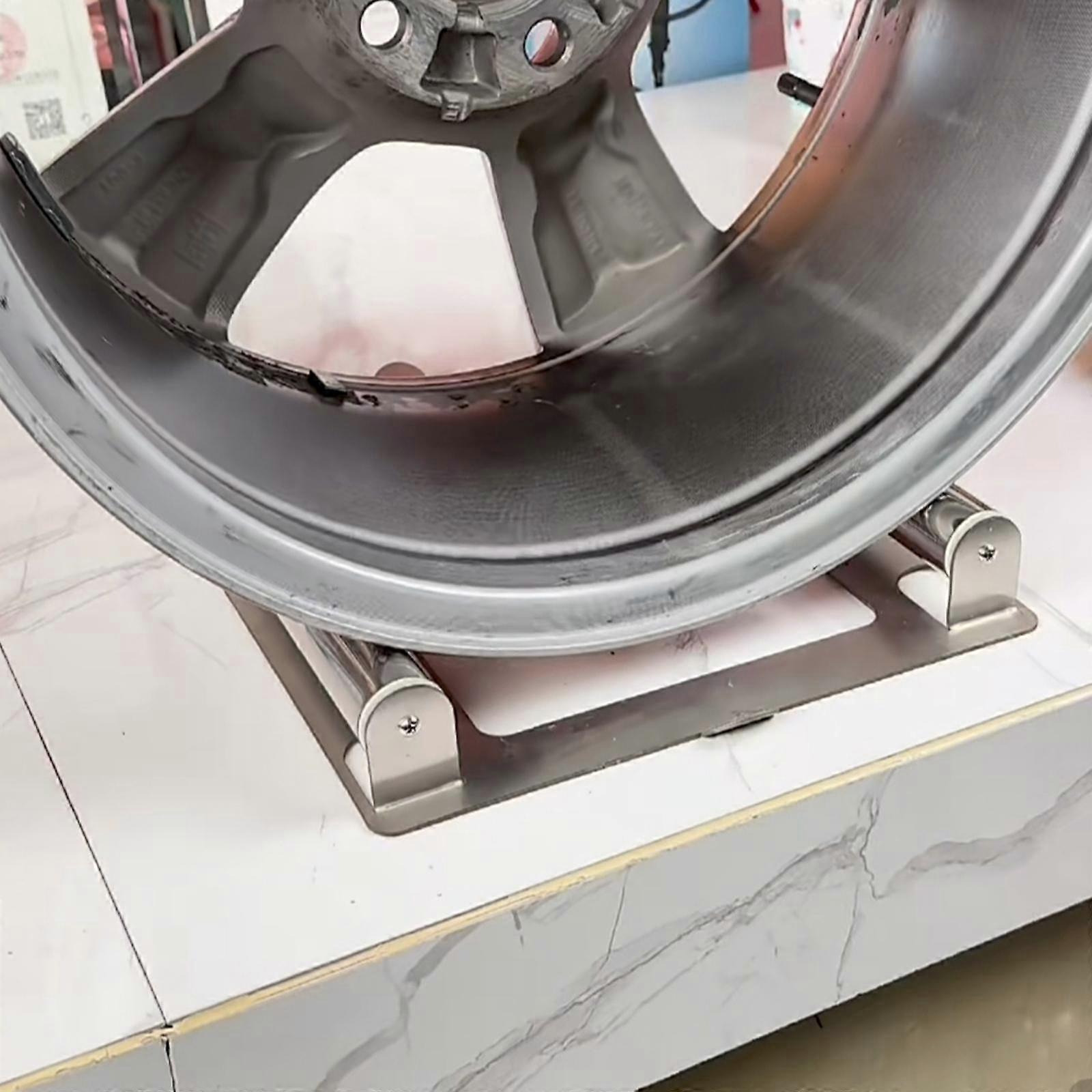 Wheels Rims Stand Steel for Tire Shine Applications Tire Rim Cleaning_qcx - Image 4