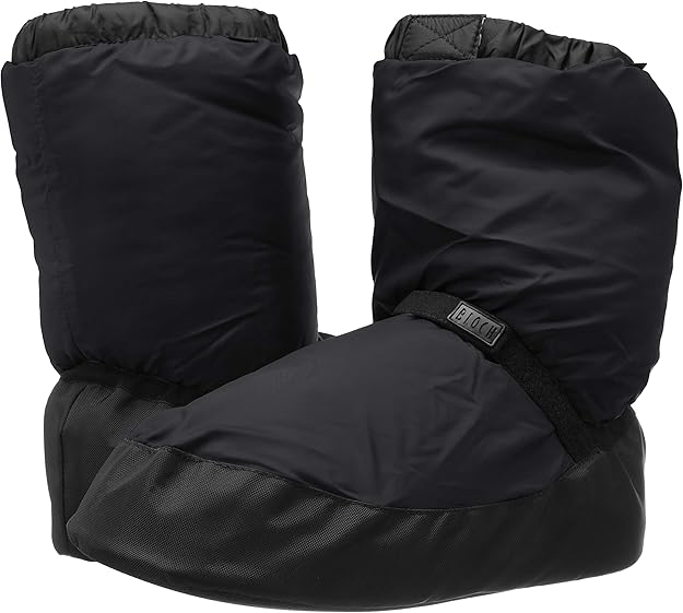 Unisex Warm-Up Bootie Dance Shoes Black Black Black 34 35 - Image 5