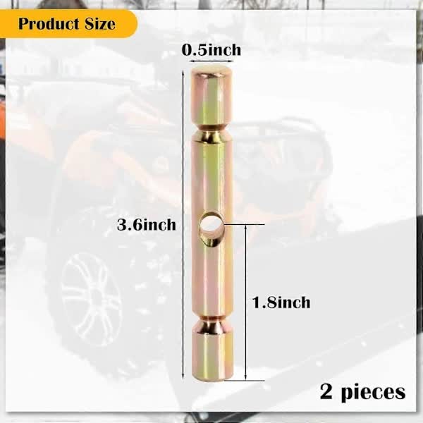 pcs Pro Scissor Pins Compatible with Polaris ATV Snow Plows Glacier, Replacement - Image 2