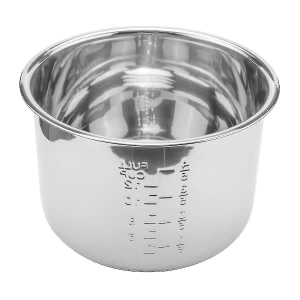 6L Pressure Cooker Inner Pot Rice Pressure Cooker Liner Stainless Steel Inner Pot Pressure Cooker L - Image 2