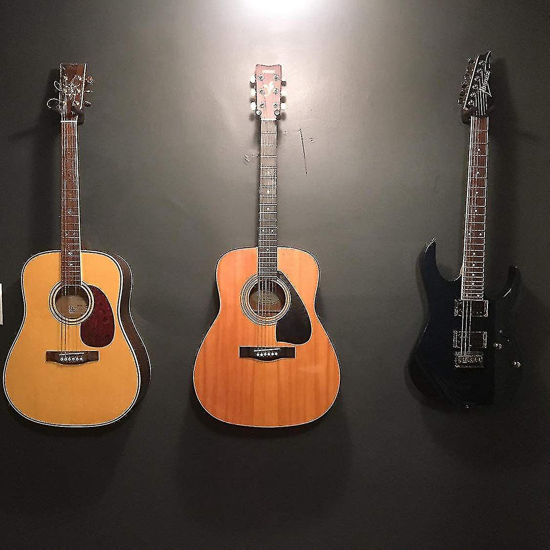 5-pack black guitar hanger wall mount with screws fits guitars - Image 5