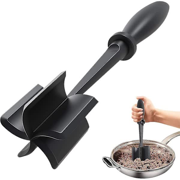 Meat Divider, Minced Beef Chopper, Heat Resistant Meat Divider for Hamburger Mincer, Nylon Chopper for Hamburgers - Image 1