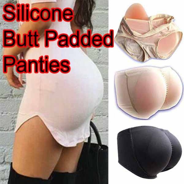 Silicone Insert Enhancer Fake Buttock Panty Hip Lift Black - Perfect Black Black M - Image 2