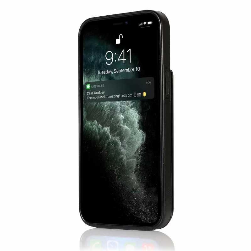 iPhone 13 Mobile Case Card Holder 6CK Retro V3 Black_yux - Image 3
