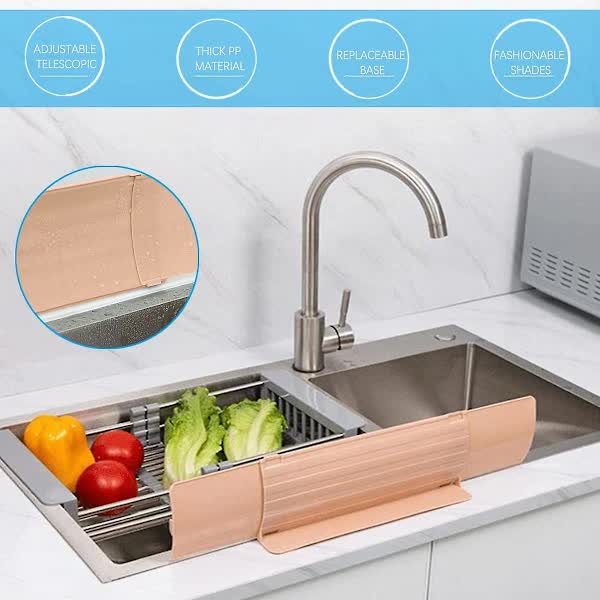 Splash guard for sink with 6 suction cups, splash guard for sink behind tap or sink - Image 5