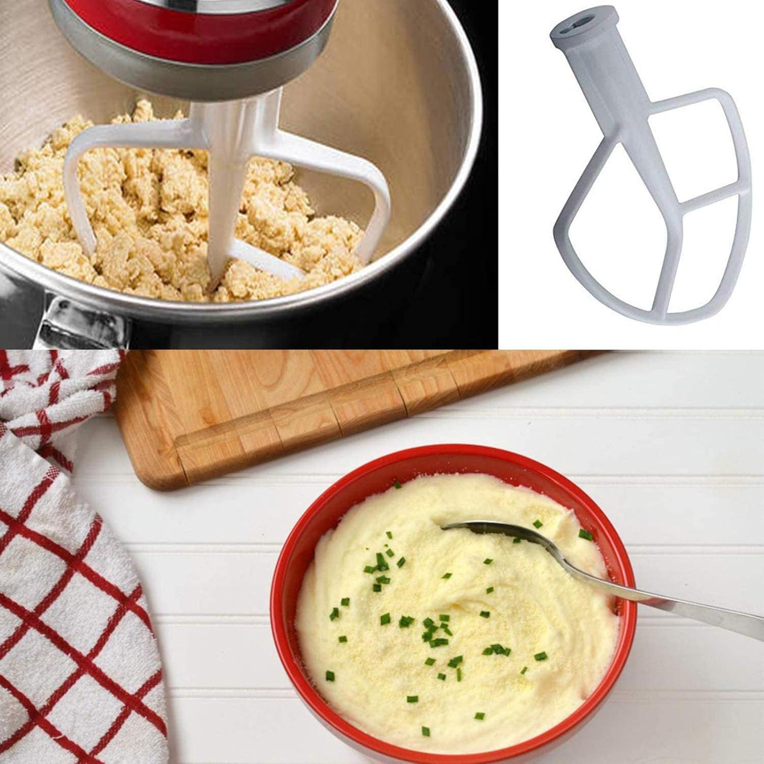 K45B Flat Beater with Coating Compatible with KitchenAid 4.5L Mixer - Image 5