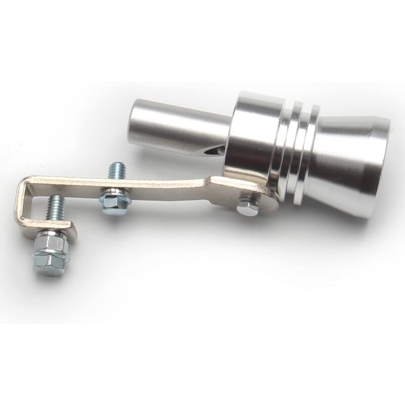 Universal Car Turbo Whistle Simulator, Aluminum Exhaust Whistle, Compatible with 56-85mm Pipe Diameter - Image 1