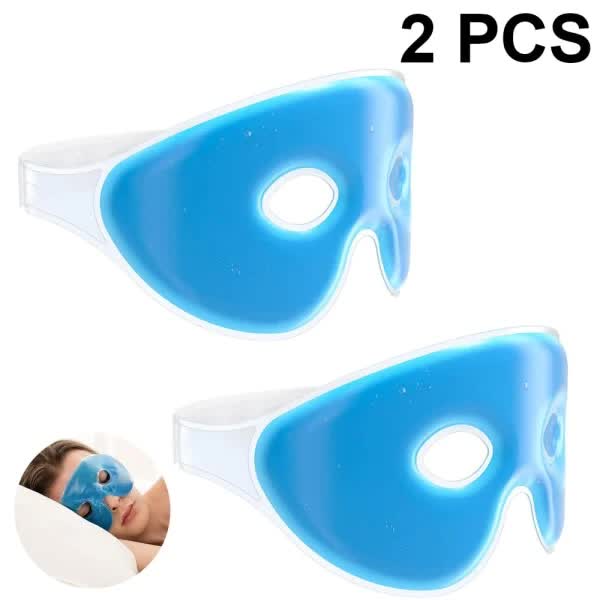 【PP】2x Eye Mask Cooling - Eye Gel Mask Set - Cooling Mask Cooling Blue - Image 1