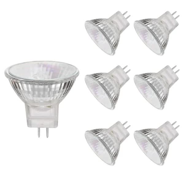 MR11 halogen lamp, 20W 12V MR11 halogen lamp, high color rendering index, 6-pack - Image 1