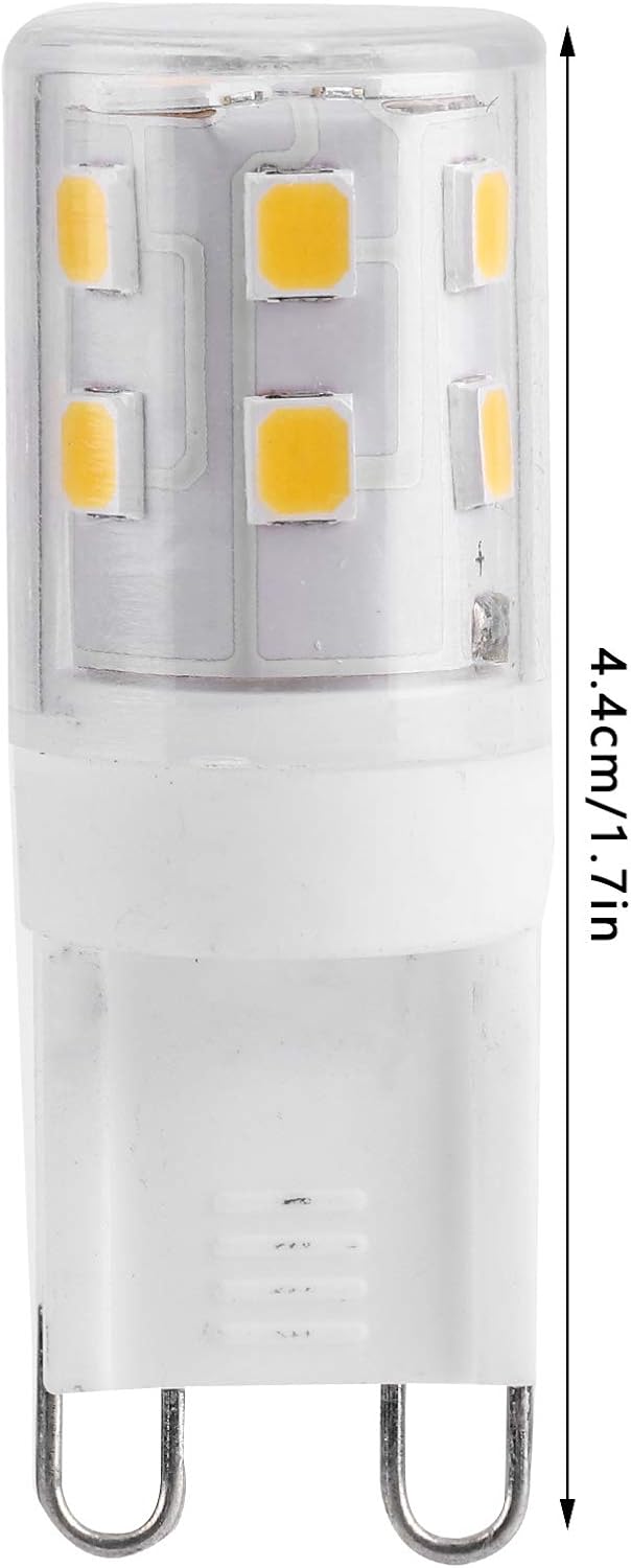 10pcs G9 2W 16LED Mini LED Bulbs, Ceramic Base, Eye Protection, Dimmable Design, Energy Saving Equivalent to 30 Watt Halogen - Image 8