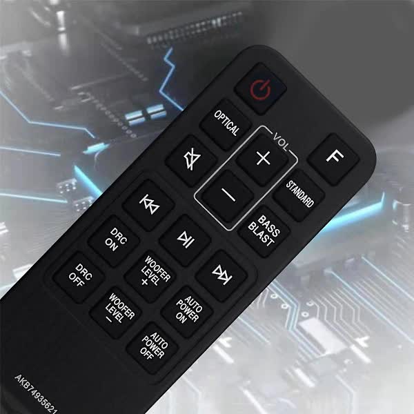 Replacement Remote Control AKB74935621 for LG Soundbar SJ2 SJ2.AEUSLLK SJ2.DEUSLLK - Image 3