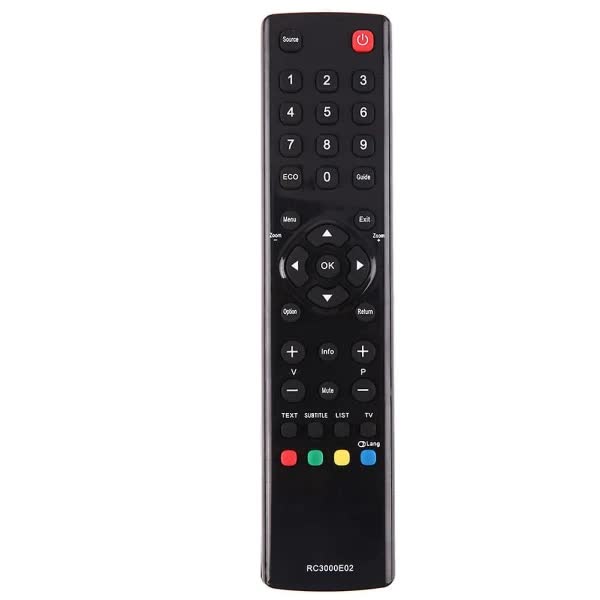 Suitable for TCL Thomson LCD Smart TV Remote Control RC3000E02 - Image 1