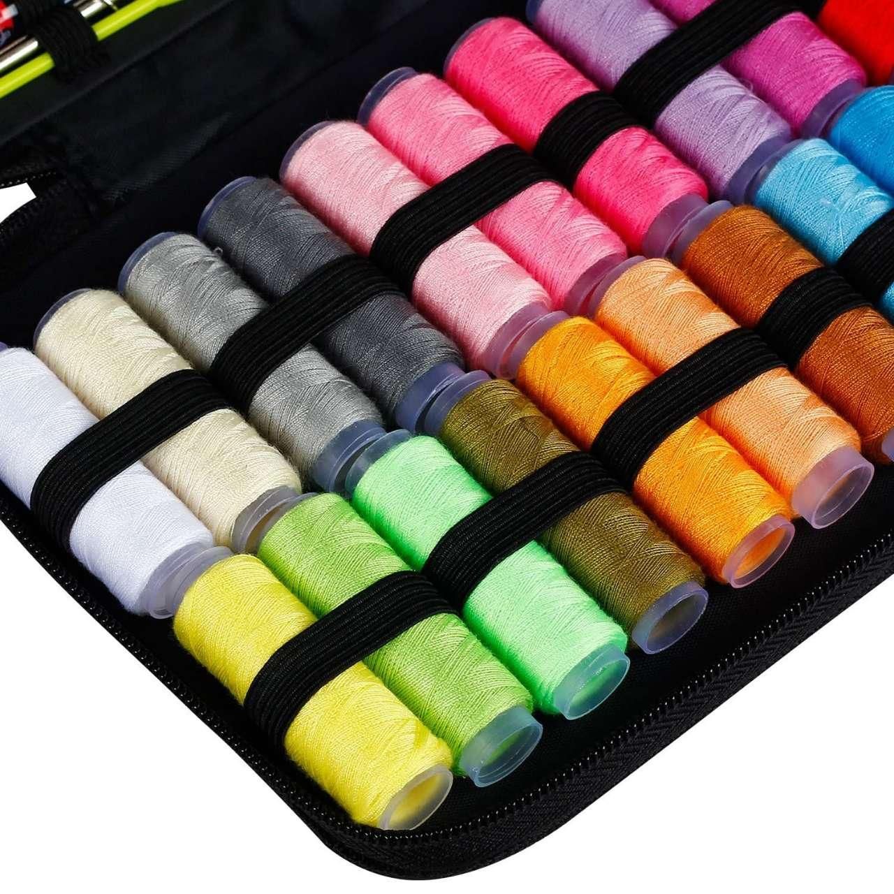 Sewing kit 98 pieces with 24 thread colors, MultiColor - Image 3