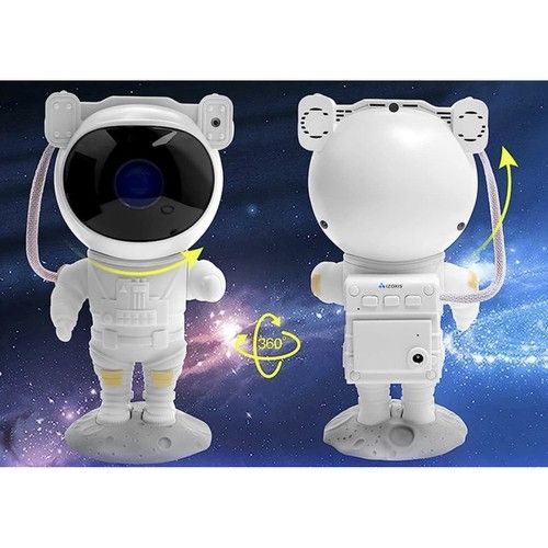 Astronaut Night Light with Remote Control Star Projector Galaxy Light, White - Image 5