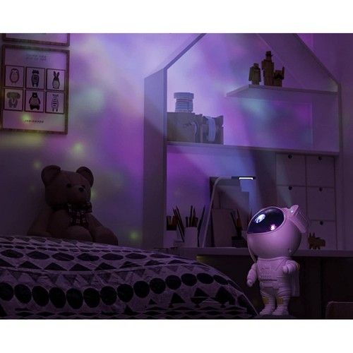 Astronaut Night Light with Remote Control Star Projector Galaxy Light, White - Image 6