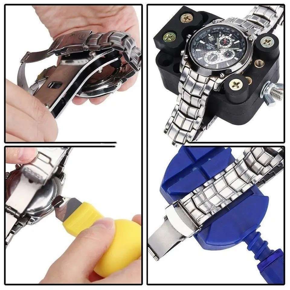 Watch Repair Tool Kit for Battery Replacement and Case Opener, MultiColor - Image 2