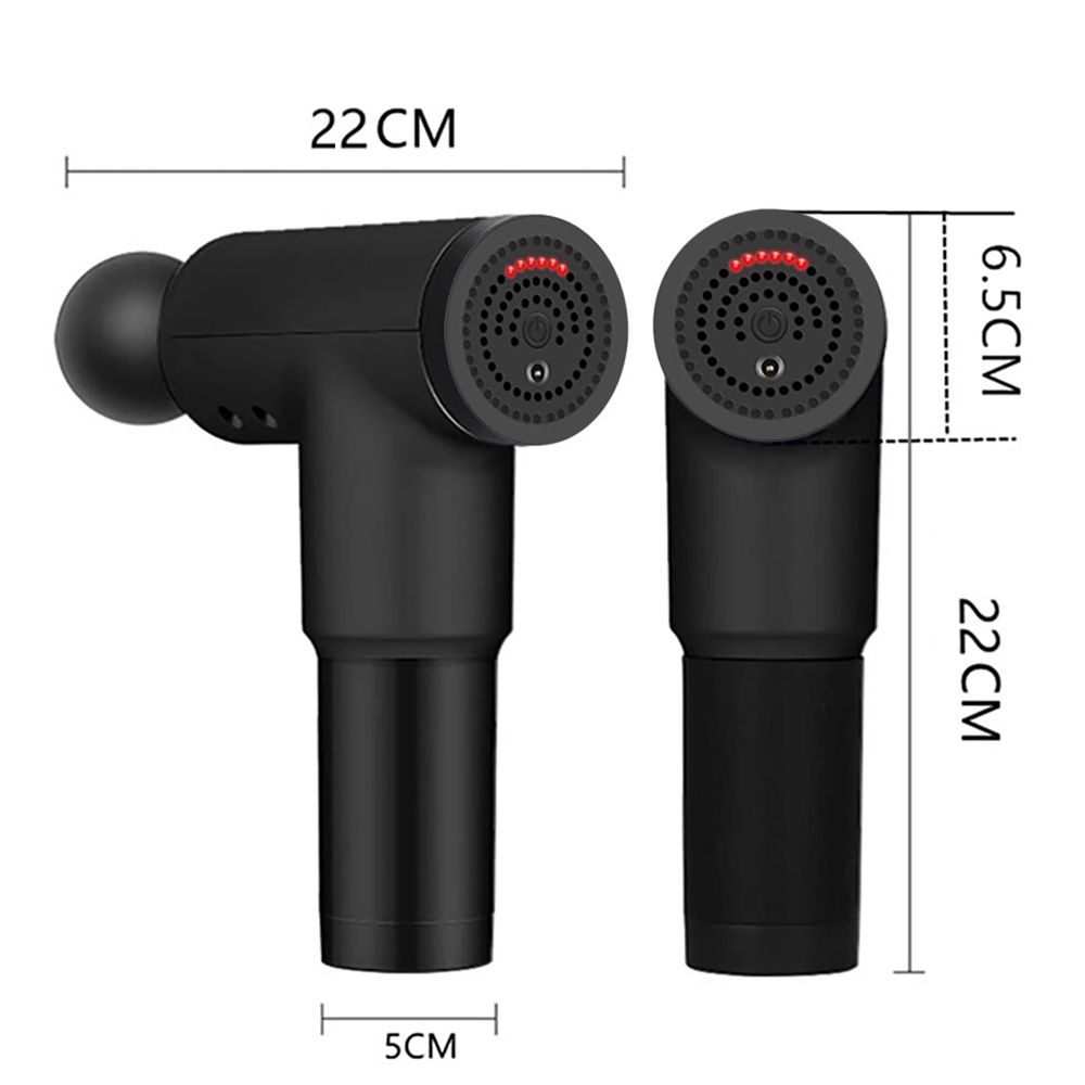 Wireless Massage Gun Black, Muscle Massager for Deep Tissue Relief - Image 6