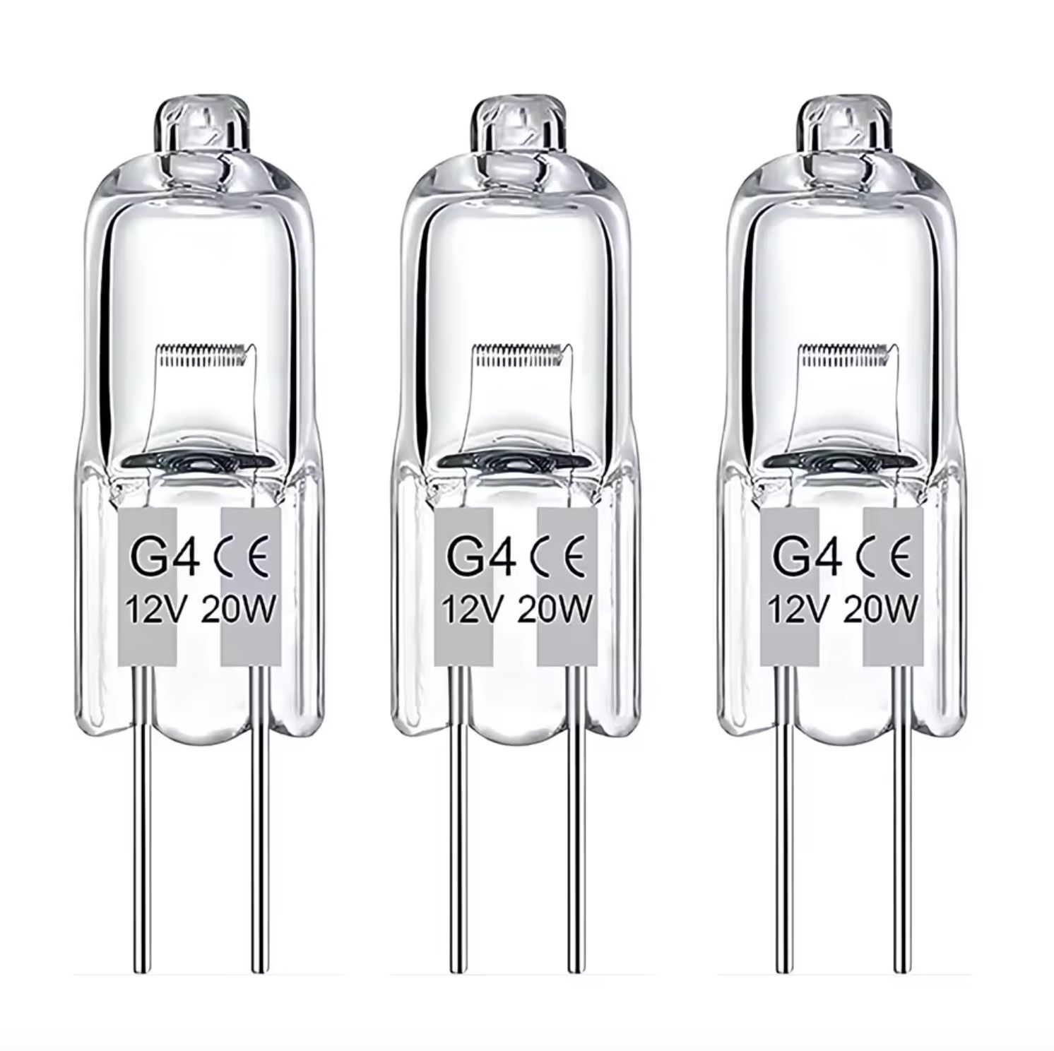 10-Pack G4 Halogen Bulbs 20W 12V, Warm White - Image 2