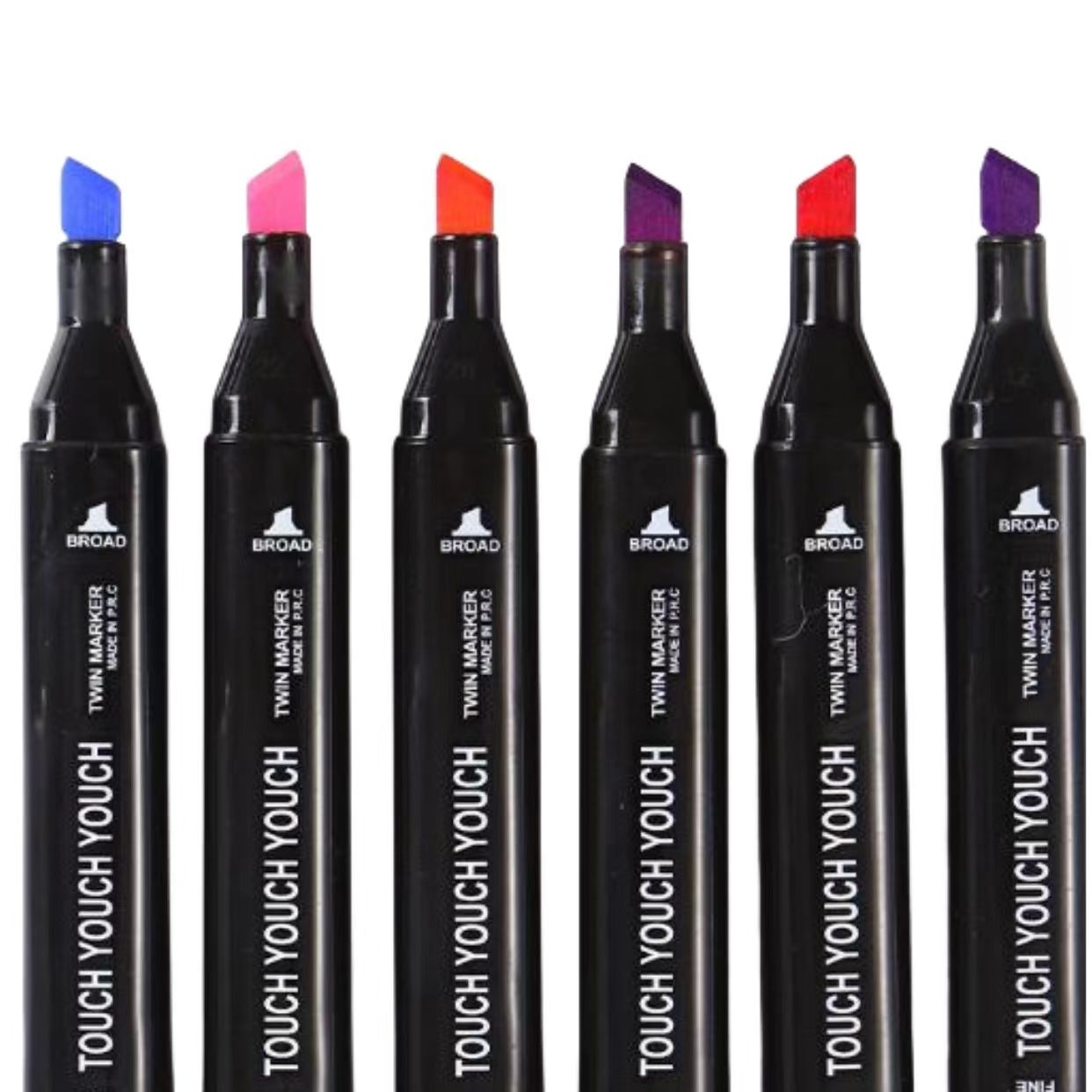 80-Pack Double-Sided MultiColor Marker Pens with Case - Image 7