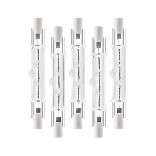 5-pack R7s Halogen Linear Light Bulbs 300W 230V, 118mm - Image 1