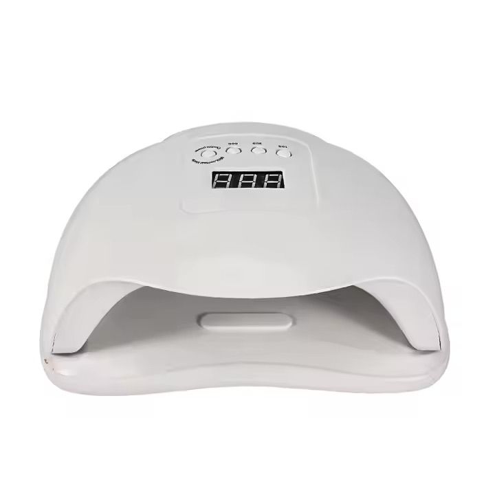 UV LED Nail Lamp 54W with 10s 30s 60s 99s Timer, White - Image 2