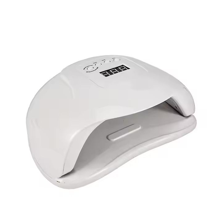 UV LED Nail Lamp 54W with 10s 30s 60s 99s Timer, White - Image 5