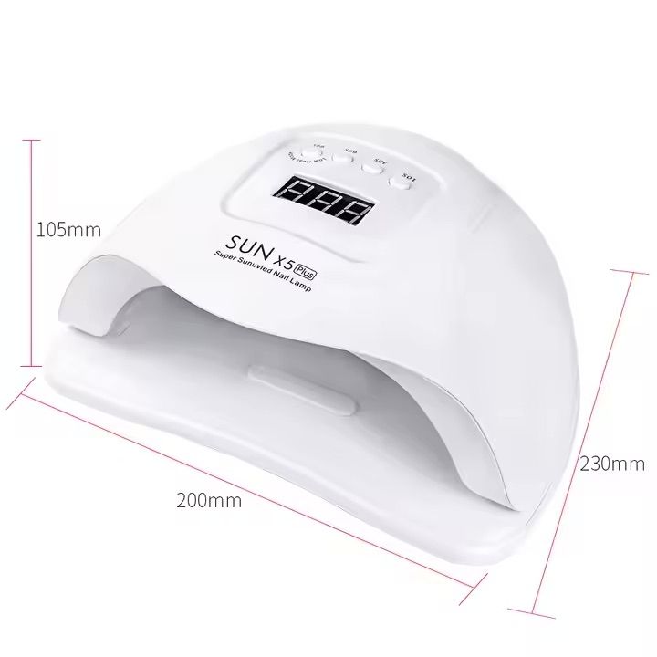 UV LED Nail Lamp 54W with 10s 30s 60s 99s Timer, White - Image 7