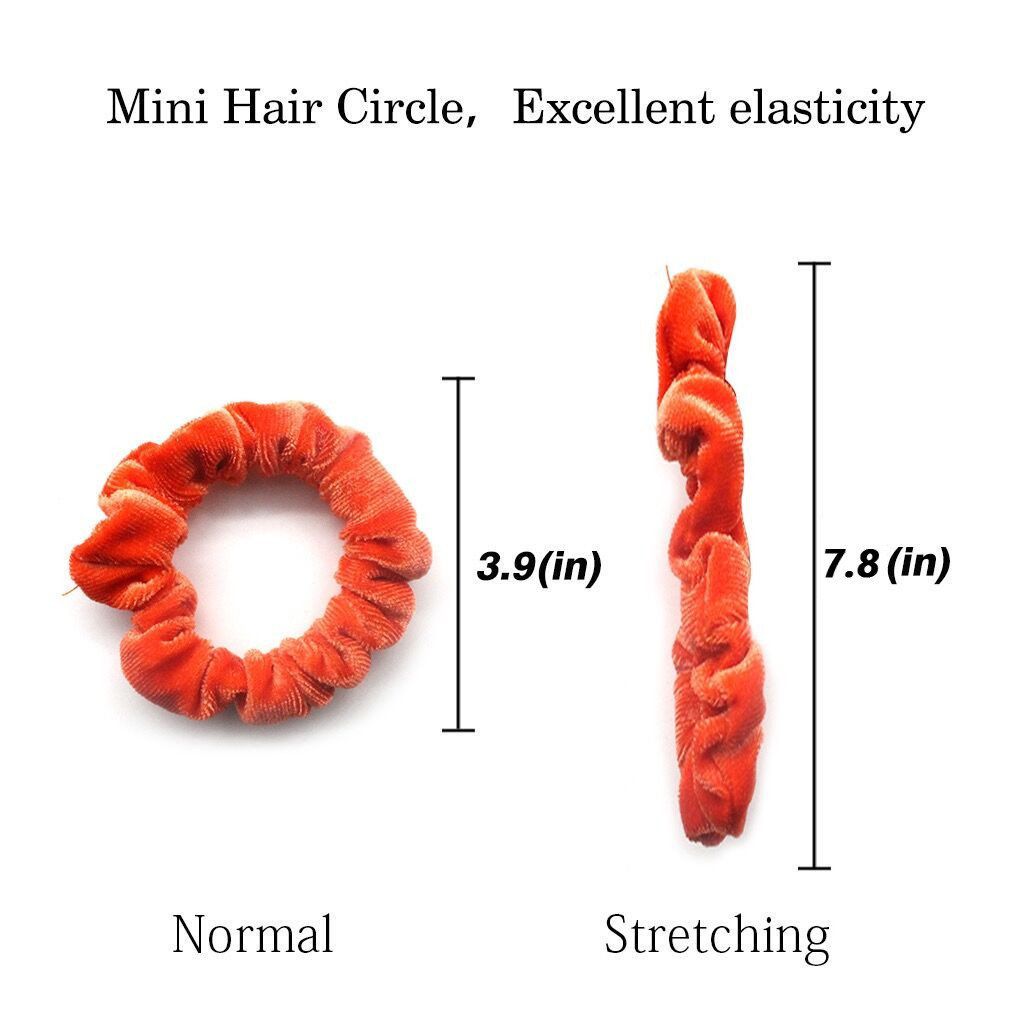 36pcs MultiColor Velvet Hair Scrunchies, Hair Ties, Hair Bands - Image 8