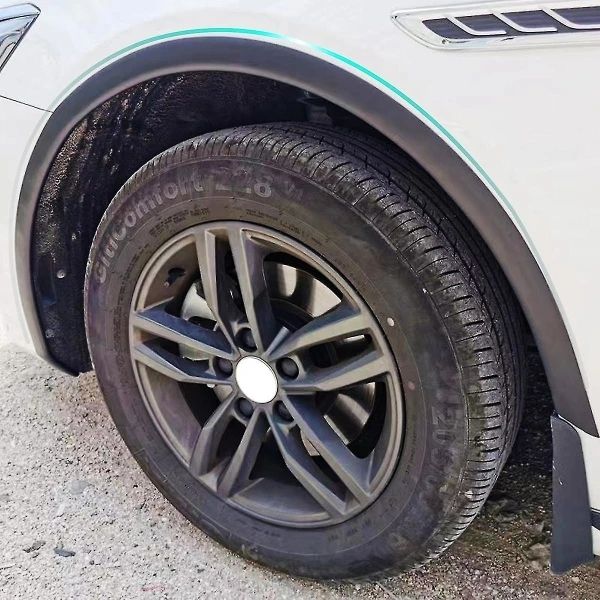 1.5m Universal Fender Flares Car Wheel Arch Mudguards, Black - Image 6