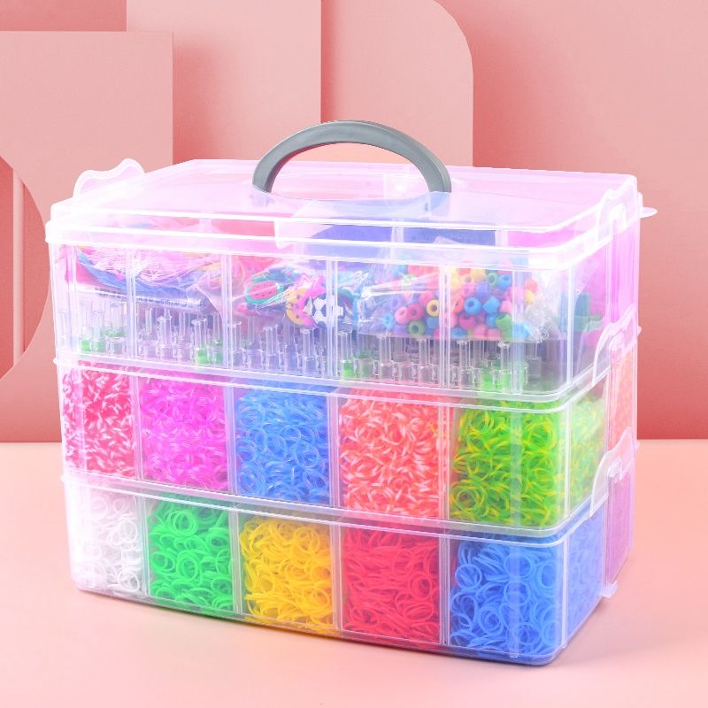 28,000 Pieces Super Large Loom Bands Kit with Accessories, Multi-Color - Image 3
