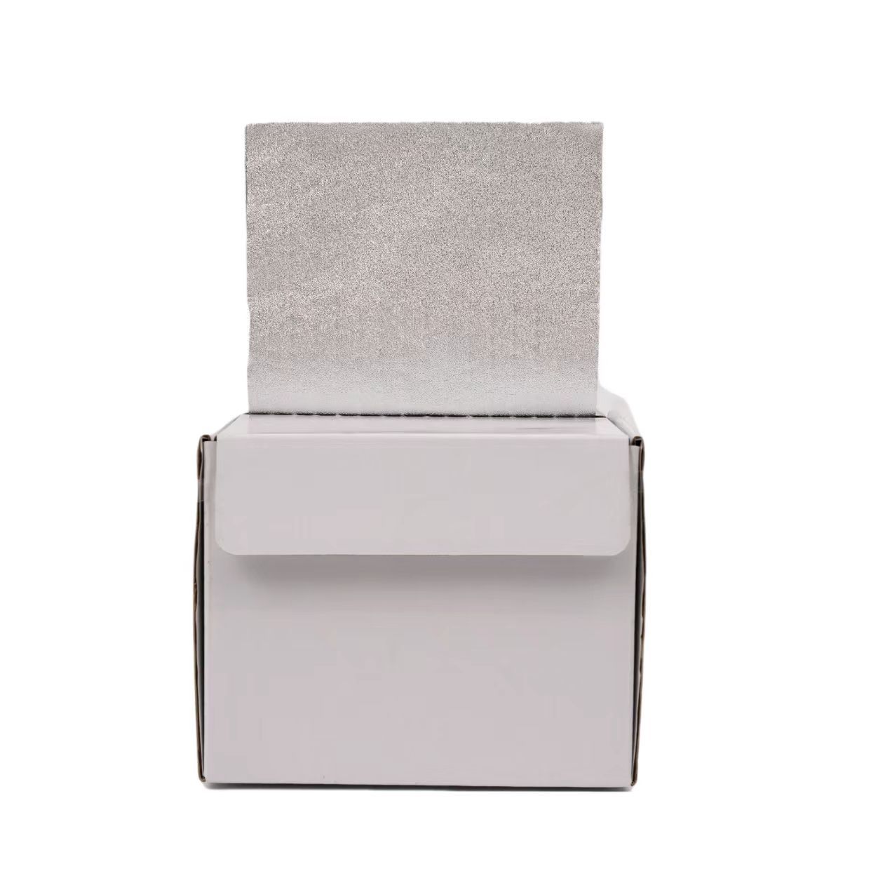 100m Hair Foil, Embossed Silver - Image 2