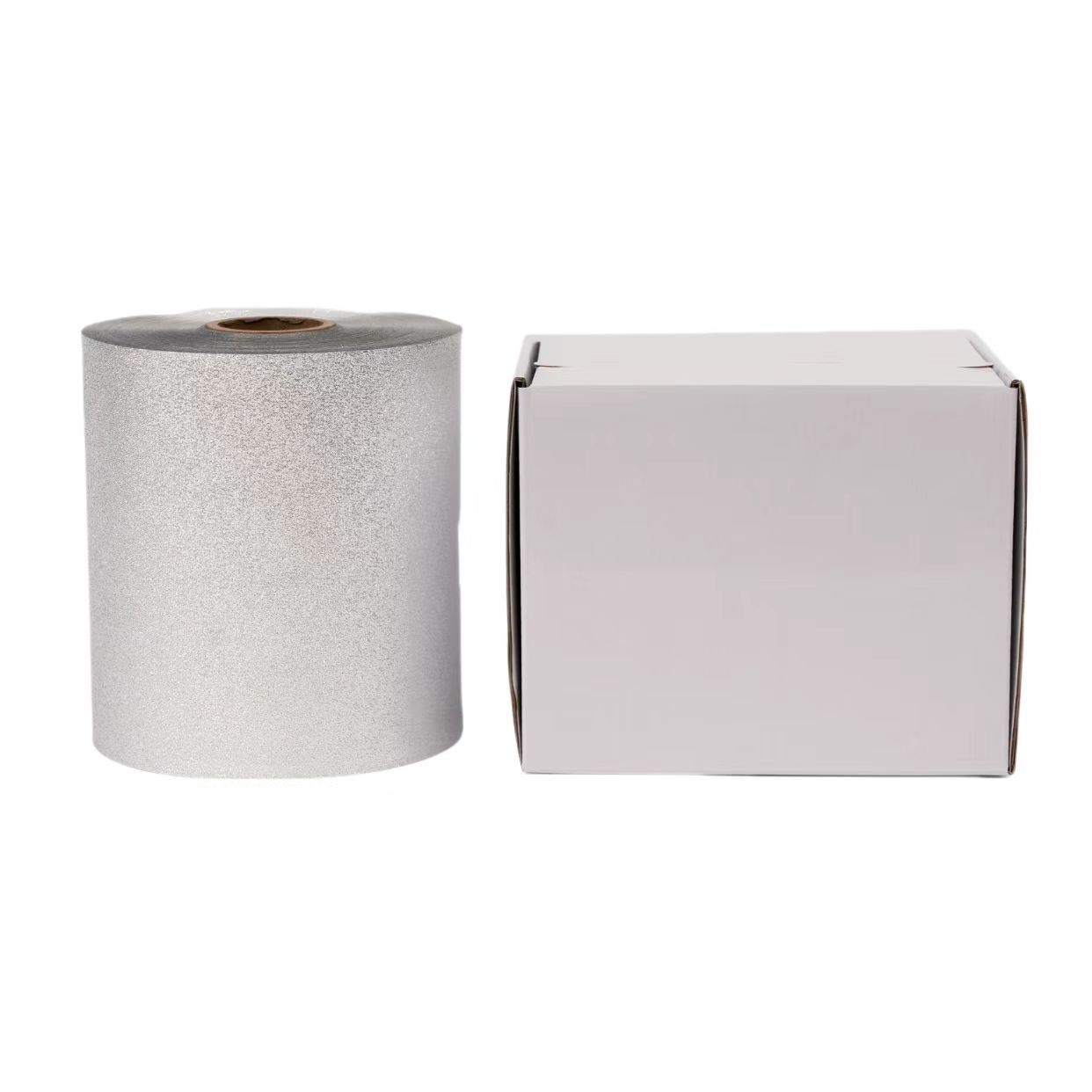 100m Hair Foil, Embossed Silver - Image 3