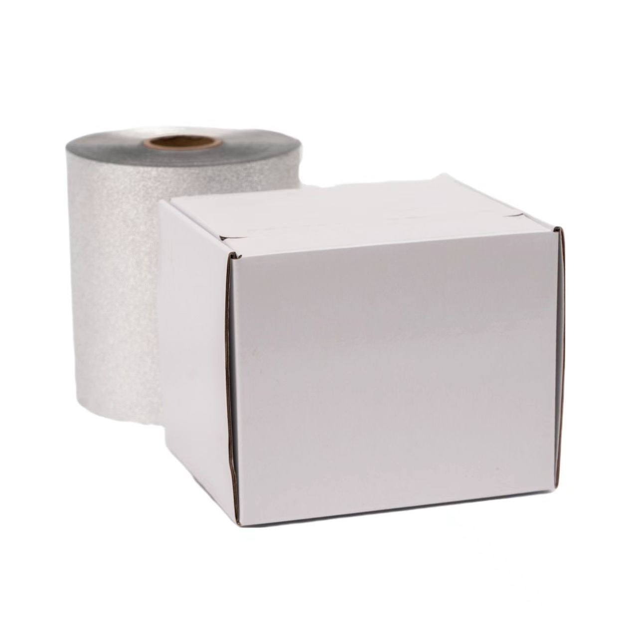 100m Hair Foil, Embossed Silver - Image 5