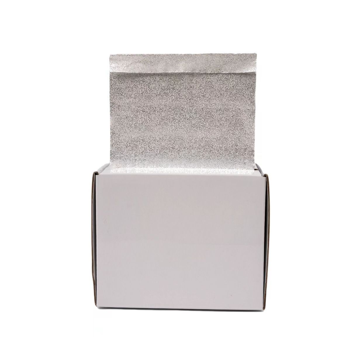 100m Hair Foil, Embossed Silver - Image 6