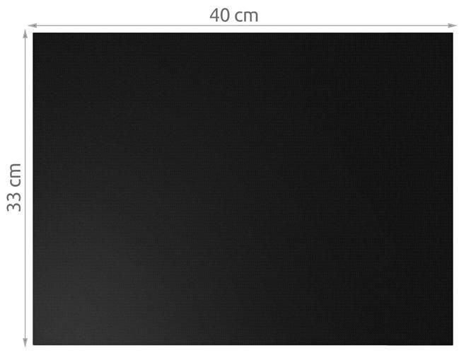 6-Pack Non Stick Grill Mat Oven Mat Baking Mat, 40x33cm, Black - Image 5
