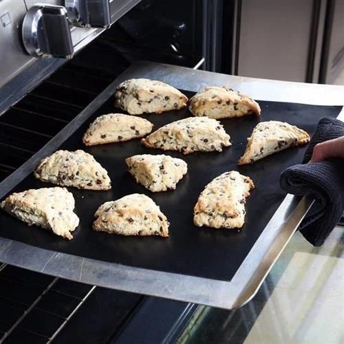 6-Pack Non Stick Grill Mat Oven Mat Baking Mat, 40x33cm, Black - Image 7