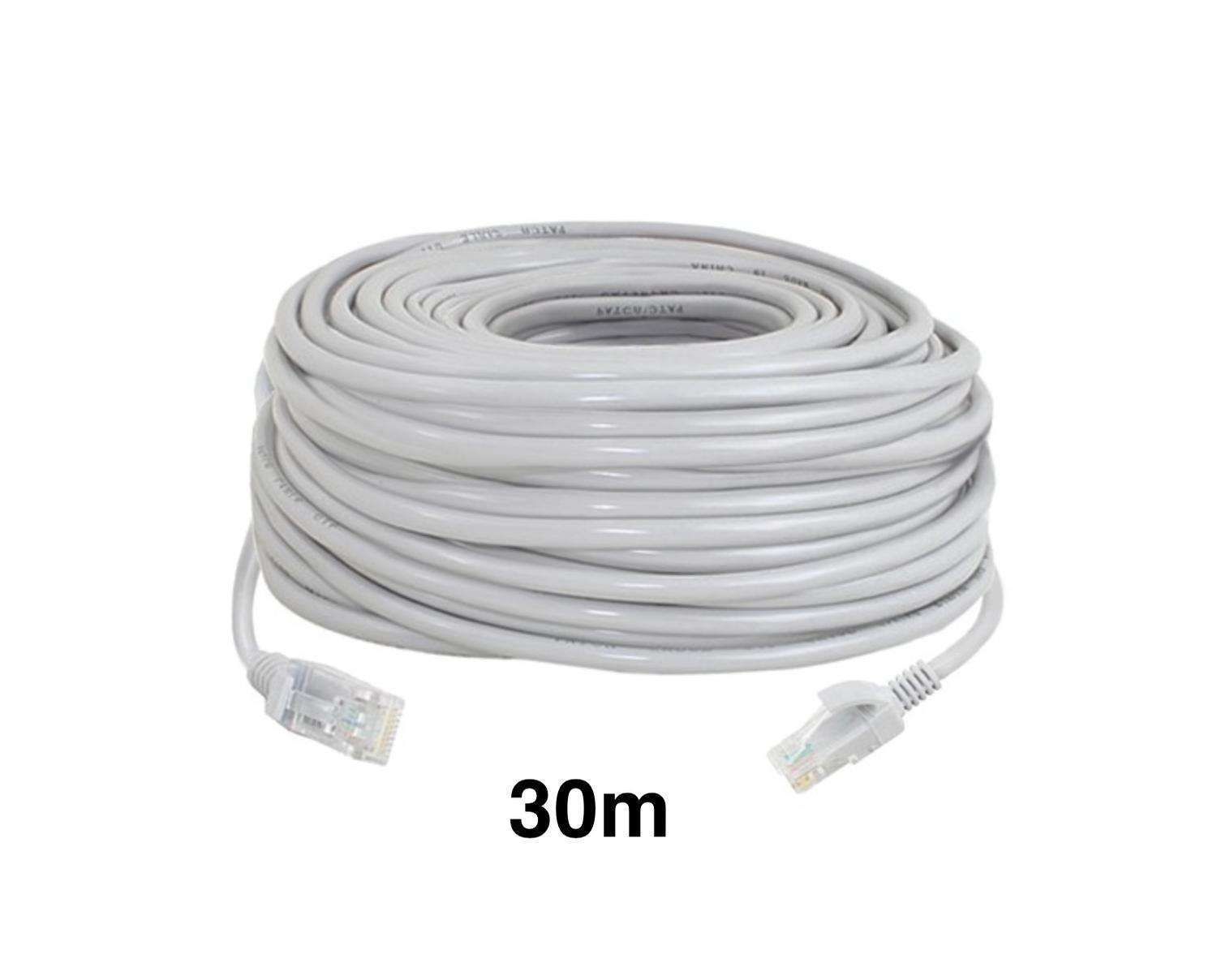 30m Cat5e Ethernet Cable, Grey - Image 2