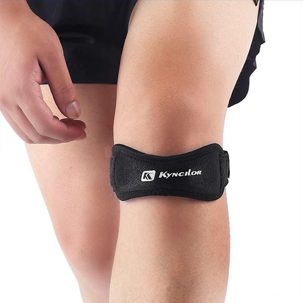 2-pack Black Knee Pads, Adjustable Knee Strap for Running, Compatible with Nike - Image 2