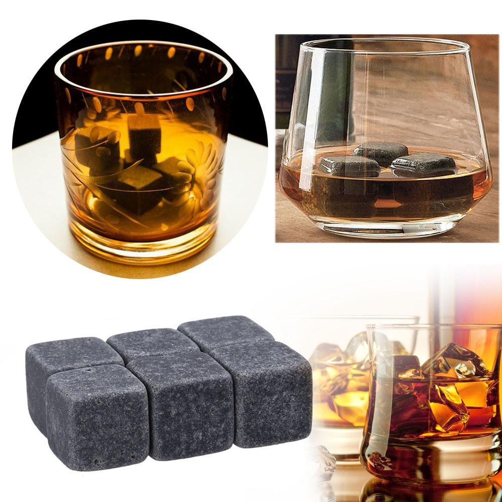 Whiskey Stones 9-pack, Grey Whiskey Ice Cubes - Image 2