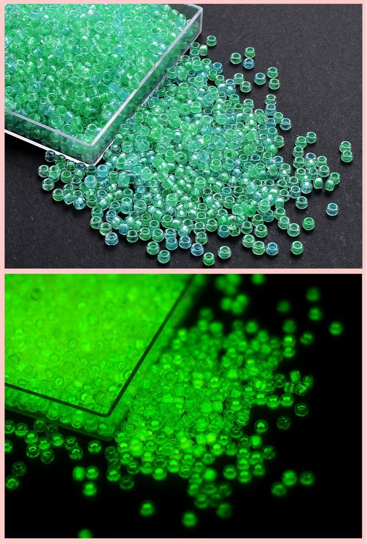Glow in the Dark Bead Set DIY Kit with Wire and Accessories, Multicolor - Image 8
