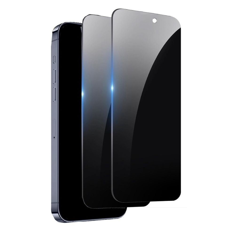 2pcs iPhone 15 Privacy Screen Protector, with Tempered Glass, Anti-Spy & Scratch Resistant, Compatible with iPhone 15 - Image 1