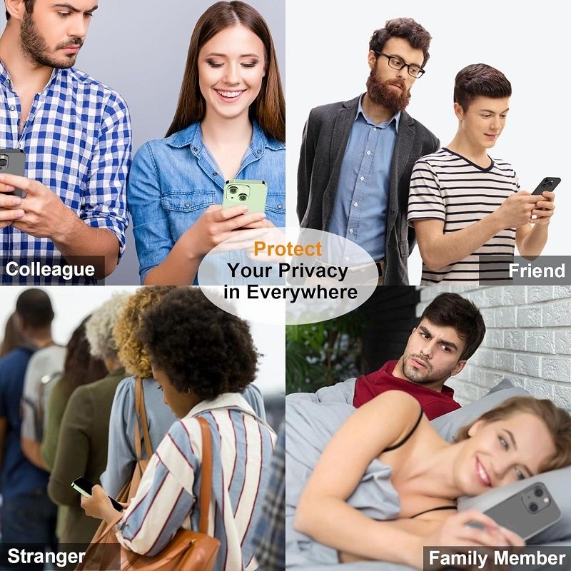 2pcs iPhone 15 Privacy Screen Protector, with Tempered Glass, Anti-Spy & Scratch Resistant, Compatible with iPhone 15 - Image 5