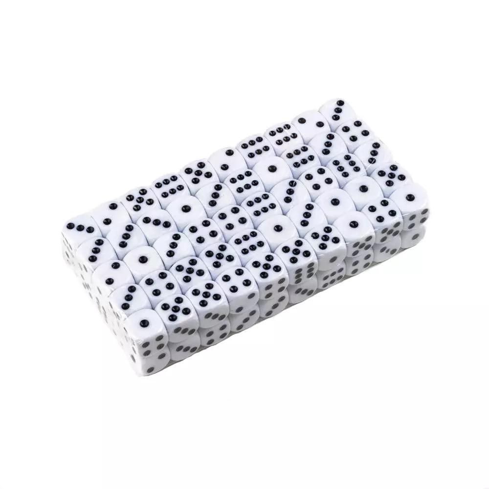 100-pack Black Dice, Six-sided for Party Games Puzzles - Image 5