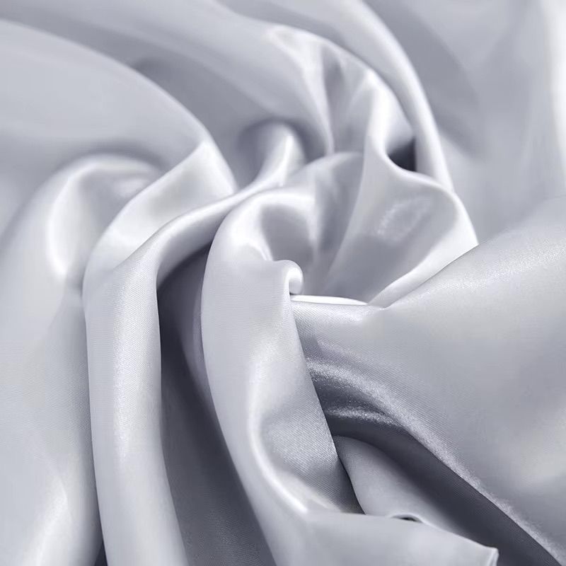 Satin pillowcase 2-pack light gray, 50 x 66cm - Image 4